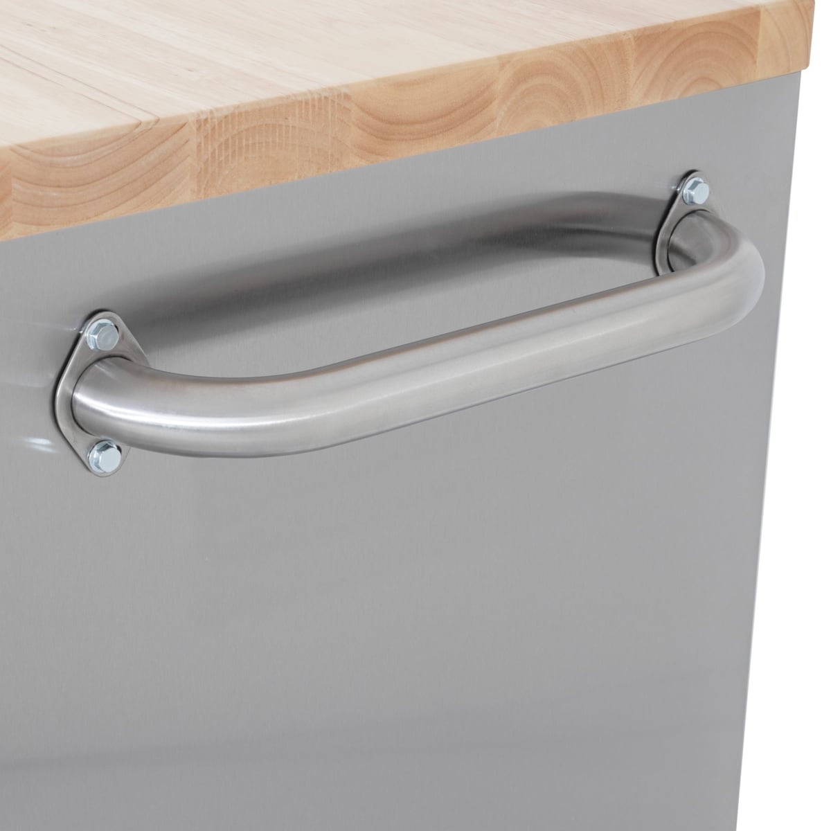 SGS 55in Stainless Steel Workbench Tool Chest and Side Cabinet